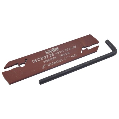 H & H Industrial Products 4.33 X 1.06 X 0.098" Right Hand External Cut-Off & Grooving Blade 2209-0025